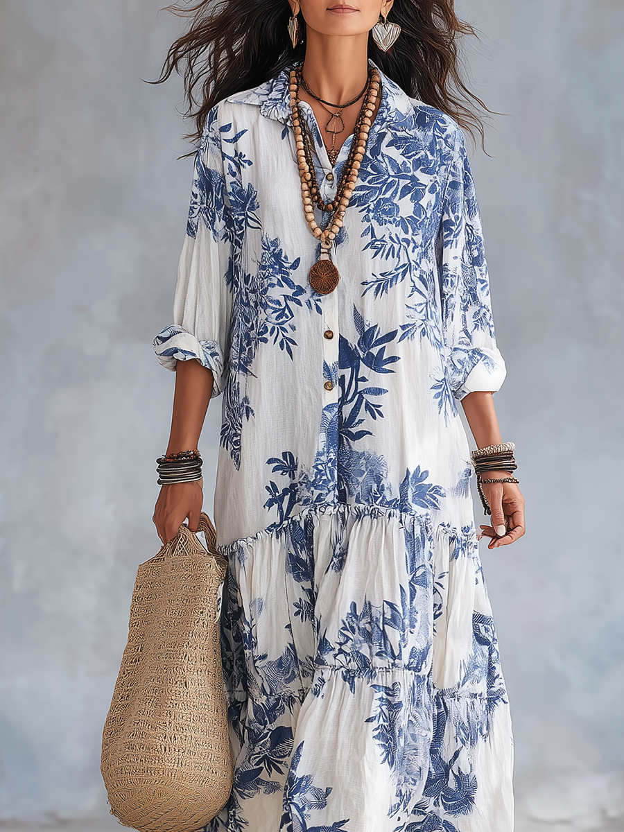 Bianca™ | Kwiatowa Sukienka Maxi Boho
