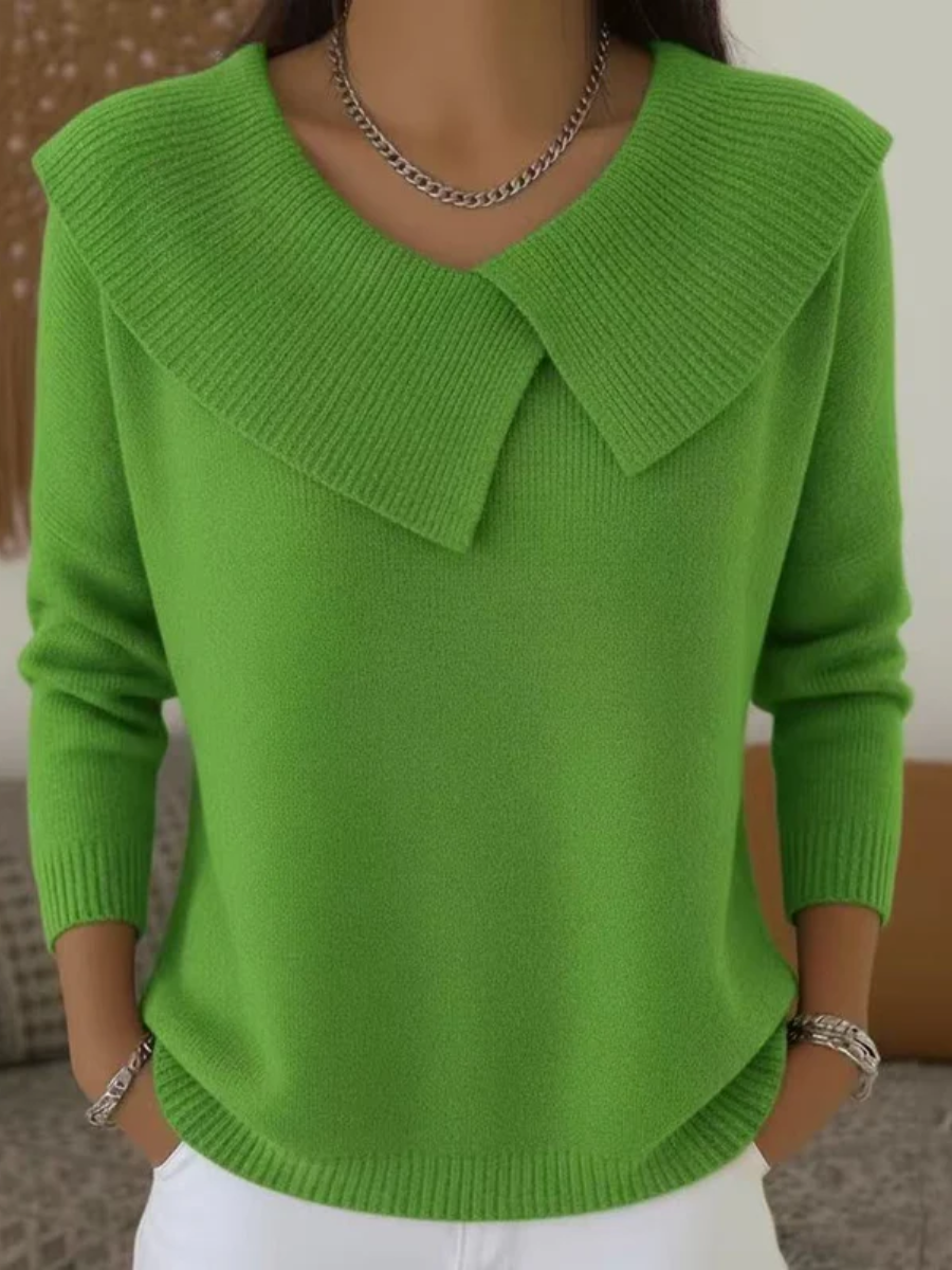 Cassidy™ | Ciepły Sweter z Miękkim Kołnierzem