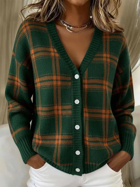 Lindy™ | Sweter z Dekoltem V