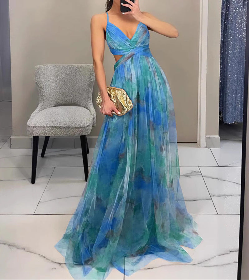La Scintilla™ | Długa sukienka Maxi Eleganza Floreale