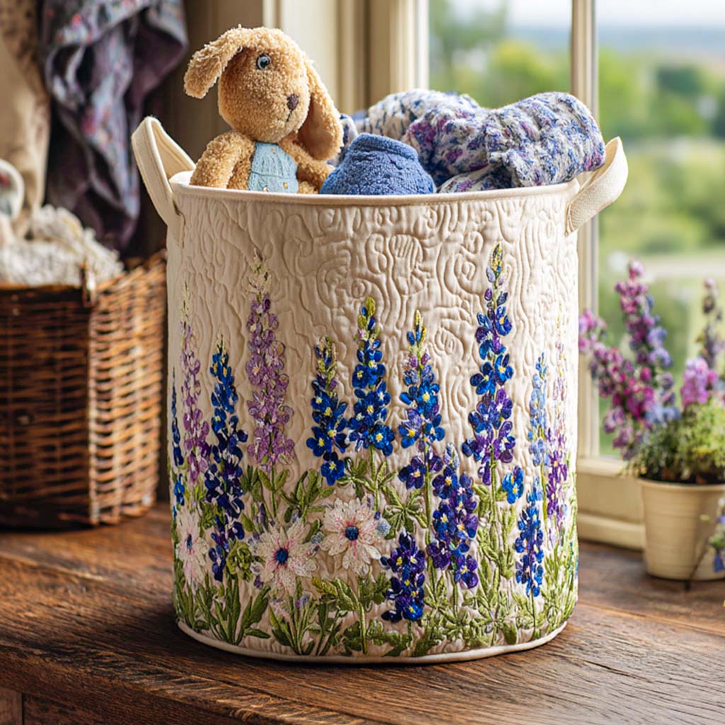 Meadow™ | Pikowany Kosz na Pranie