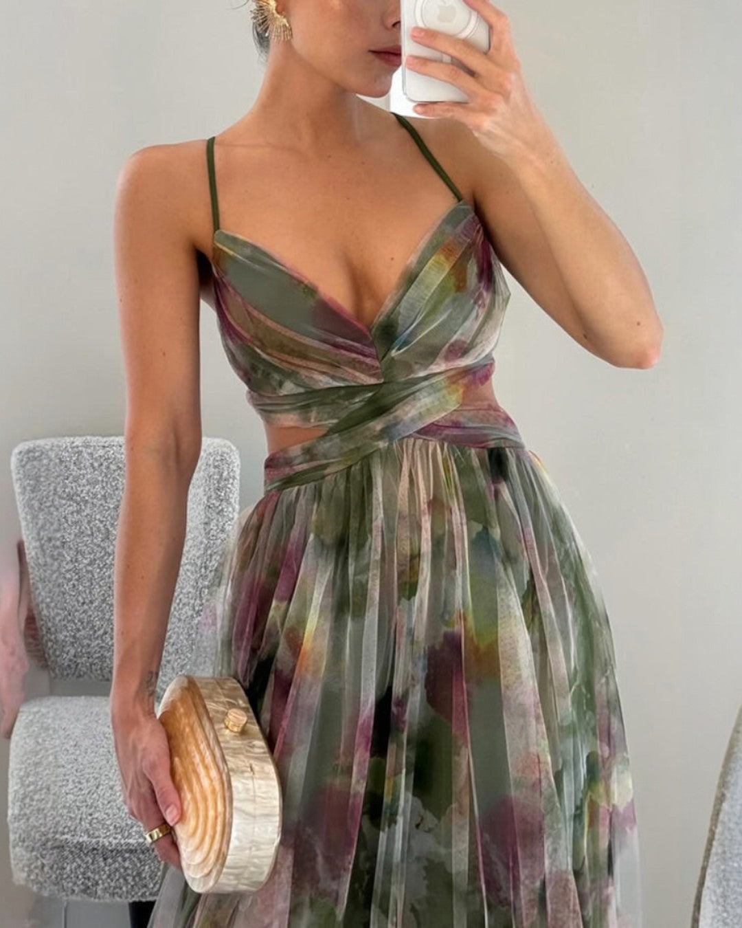 La Scintilla™ | Długa sukienka Maxi Eleganza Floreale