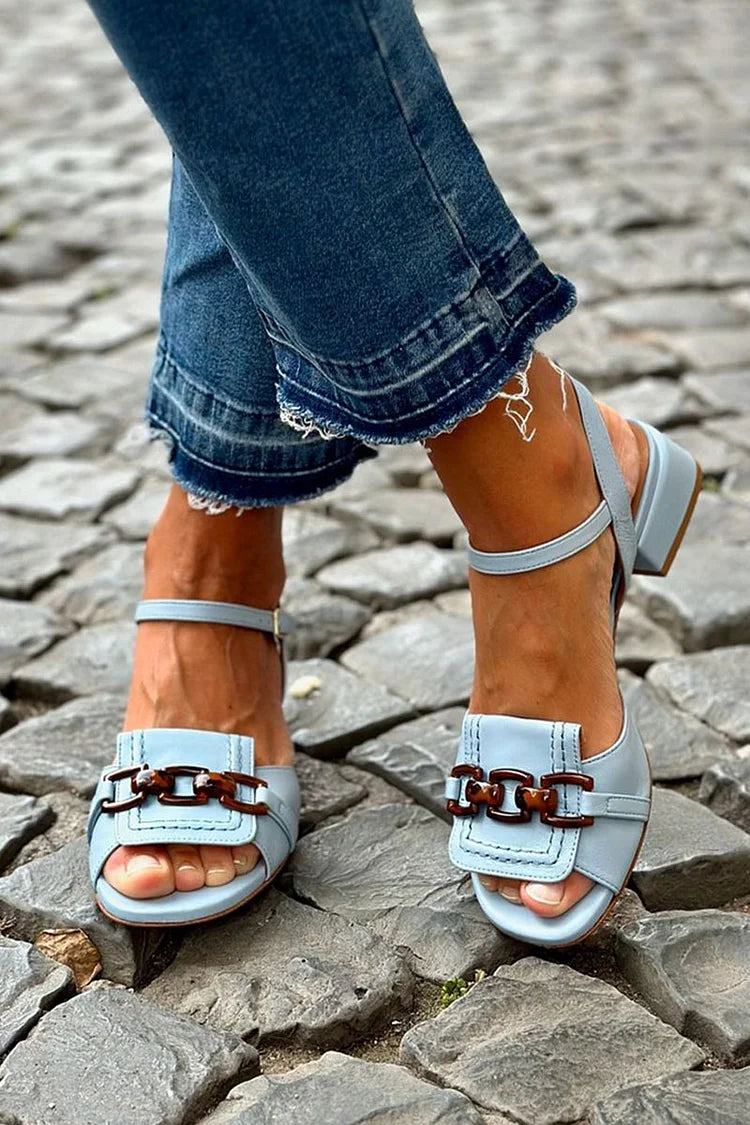 Azzurra | Sandały Nadmorska Elegancja