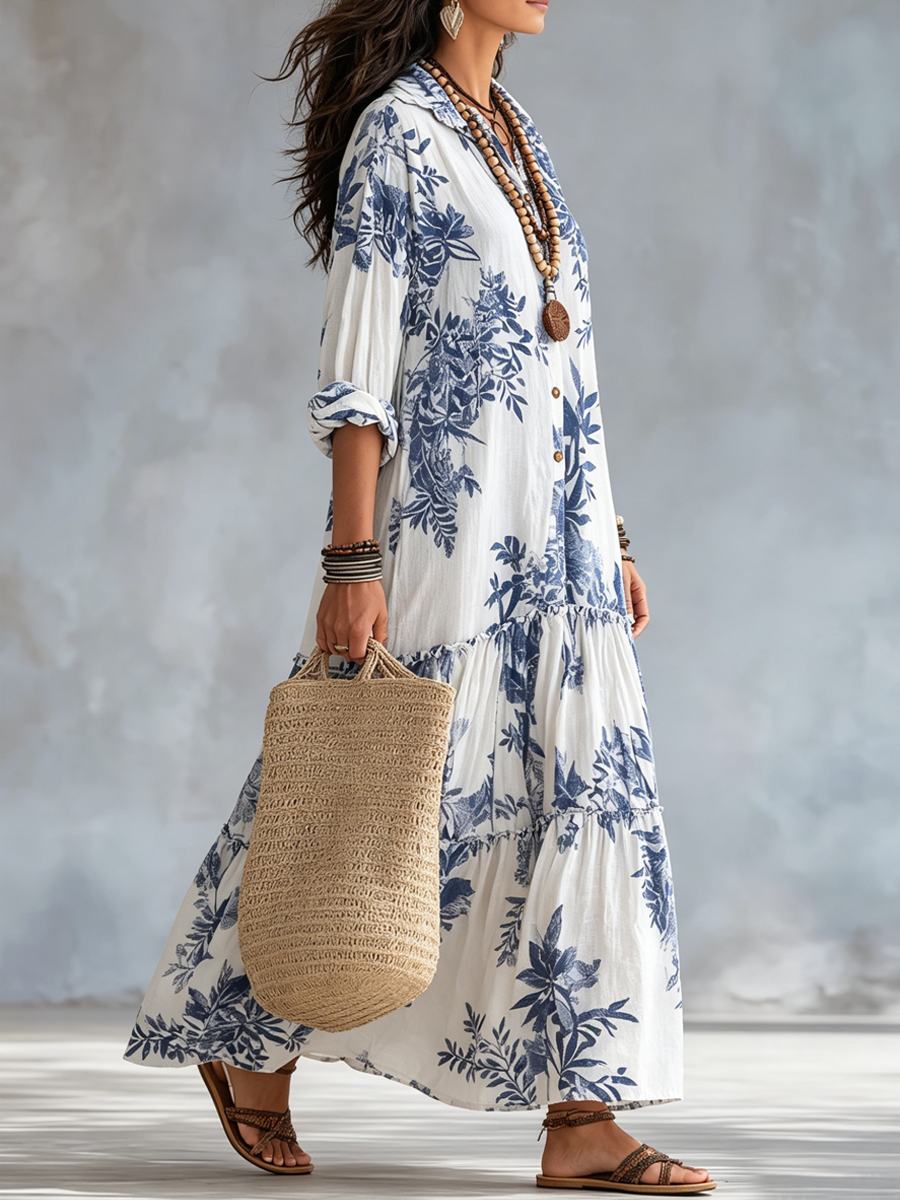 Bianca™ | Kwiatowa Sukienka Maxi Boho