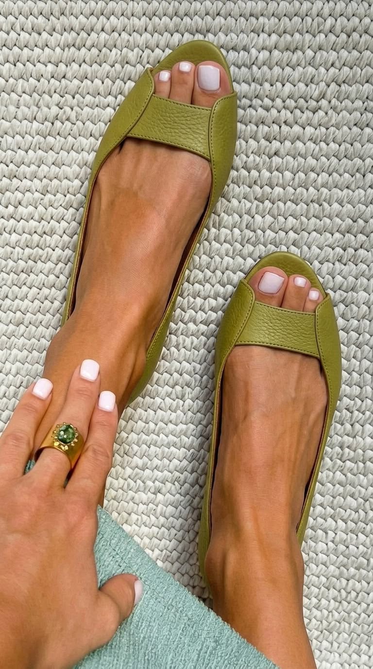 Adelina | Sandały Złote Comfort Chic