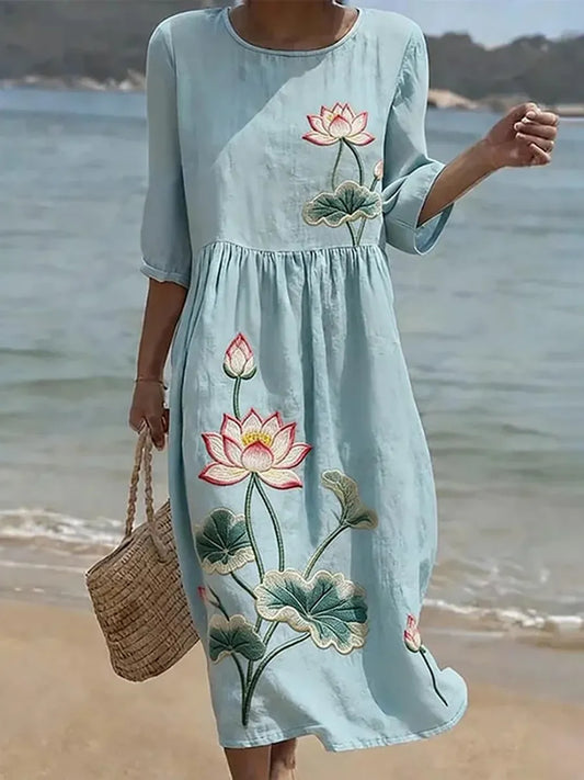 Wanessa | Kwiatowa sukienka maxi