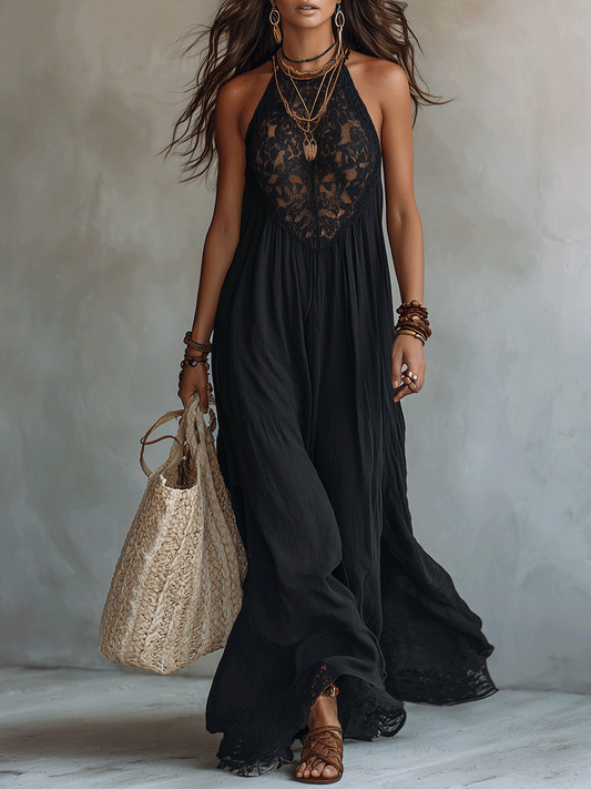 Séverine™ | Wieczorowa Sukienka Maxi z Miękkim Drapowaniem