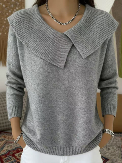 Cassidy™ | Ciepły Sweter z Miękkim Kołnierzem