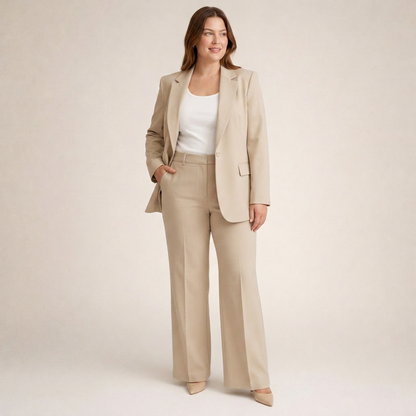 Vanessa™ | Elegancki Garniturowy Komplet z Rozszerzanymi Spodniami