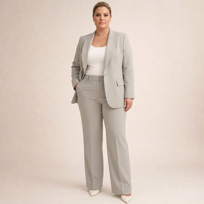 Vanessa™ | Elegancki Garniturowy Komplet z Rozszerzanymi Spodniami