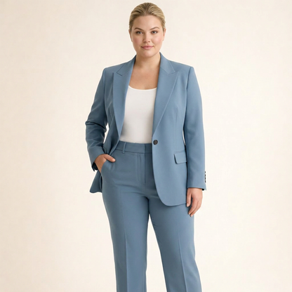 Vanessa™ | Elegancki Garniturowy Komplet z Rozszerzanymi Spodniami