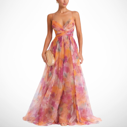 La Scintilla™ | Długa sukienka Maxi Eleganza Floreale