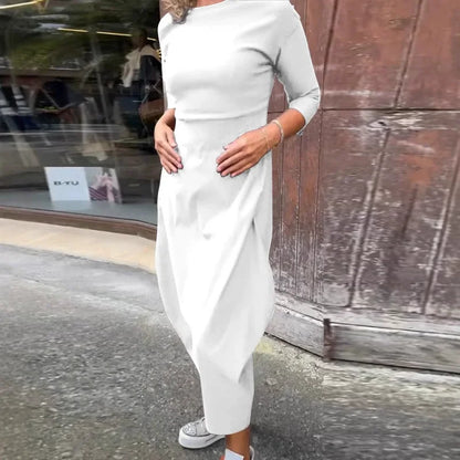 ✨ Sukienka Laura™ – elegancka sukienka z kieszeniami i długim rękawem