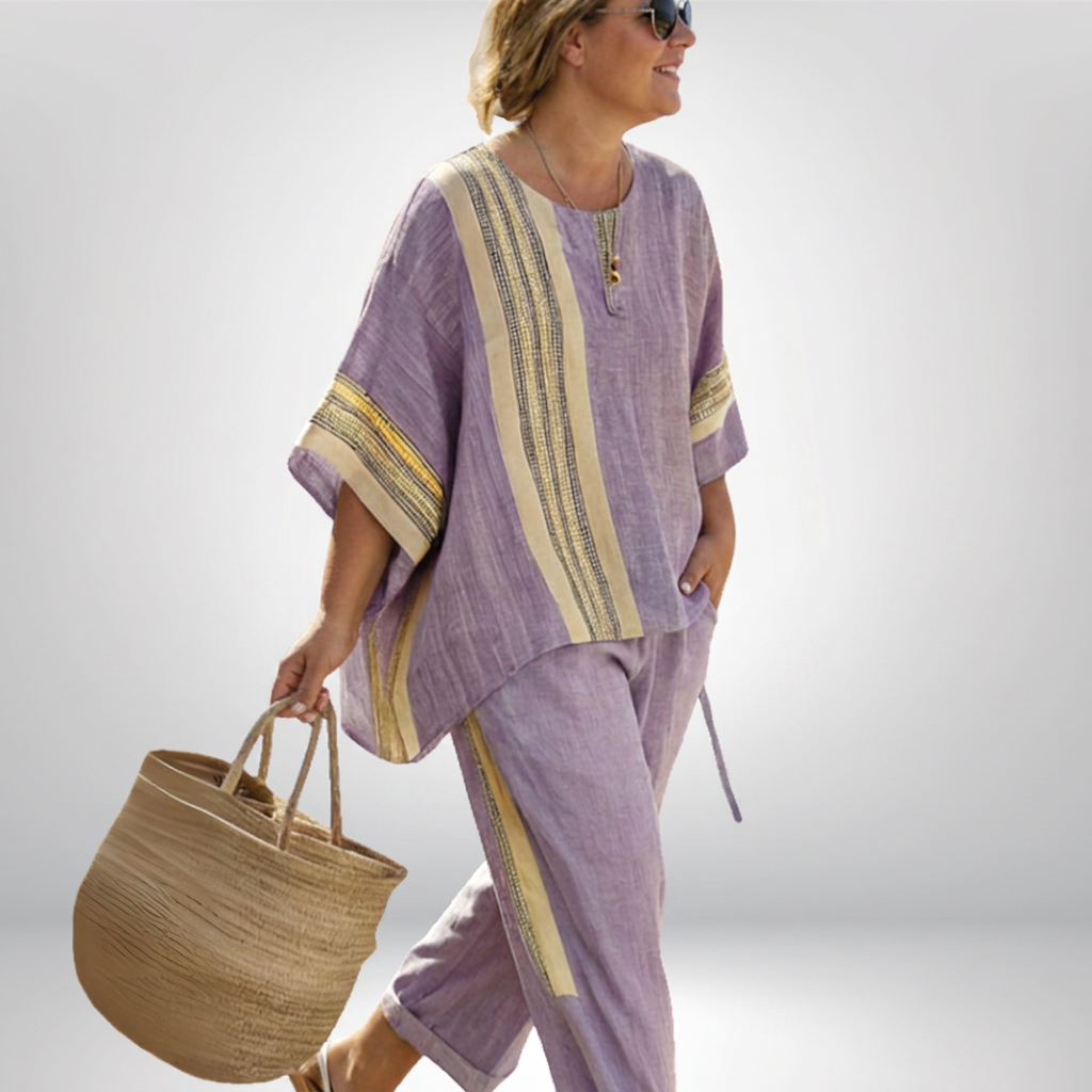 Daisy™ | Komplet w Paski Boho