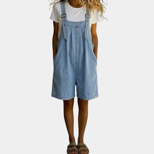 Klara | Jeansowy kombinezon ogrodniczki Vintage