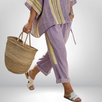 Daisy™ | Komplet w Paski Boho