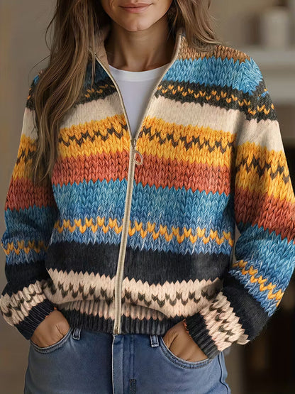 Yseult™ | Rozpinany Sweter na Zamek