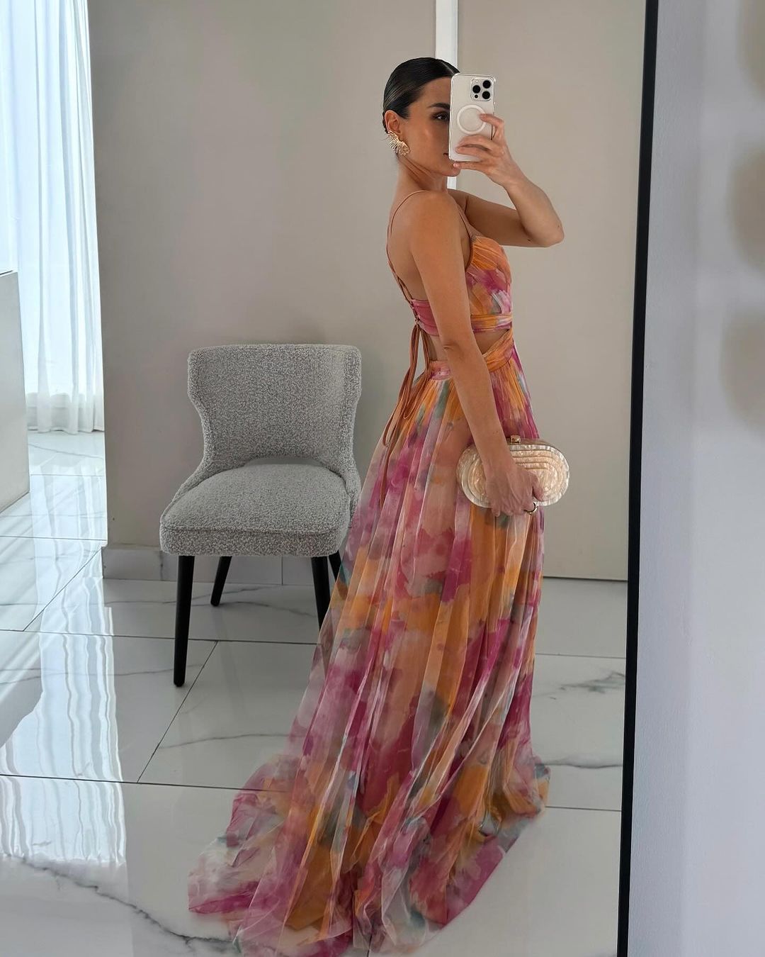 La Scintilla™ | Długa sukienka Maxi Eleganza Floreale