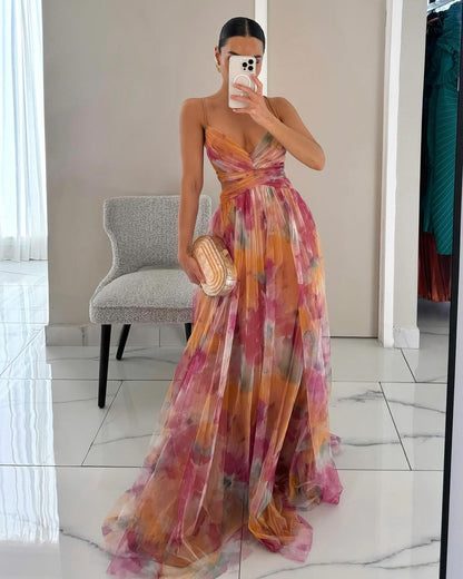 La Scintilla™ | Długa sukienka Maxi Eleganza Floreale