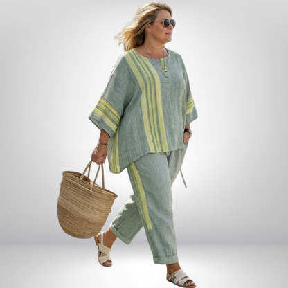 Daisy™ | Komplet w Paski Boho