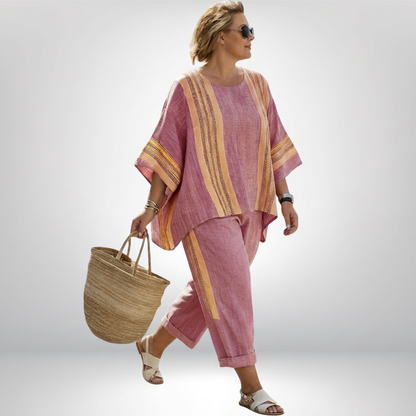 Daisy™ | Komplet w Paski Boho