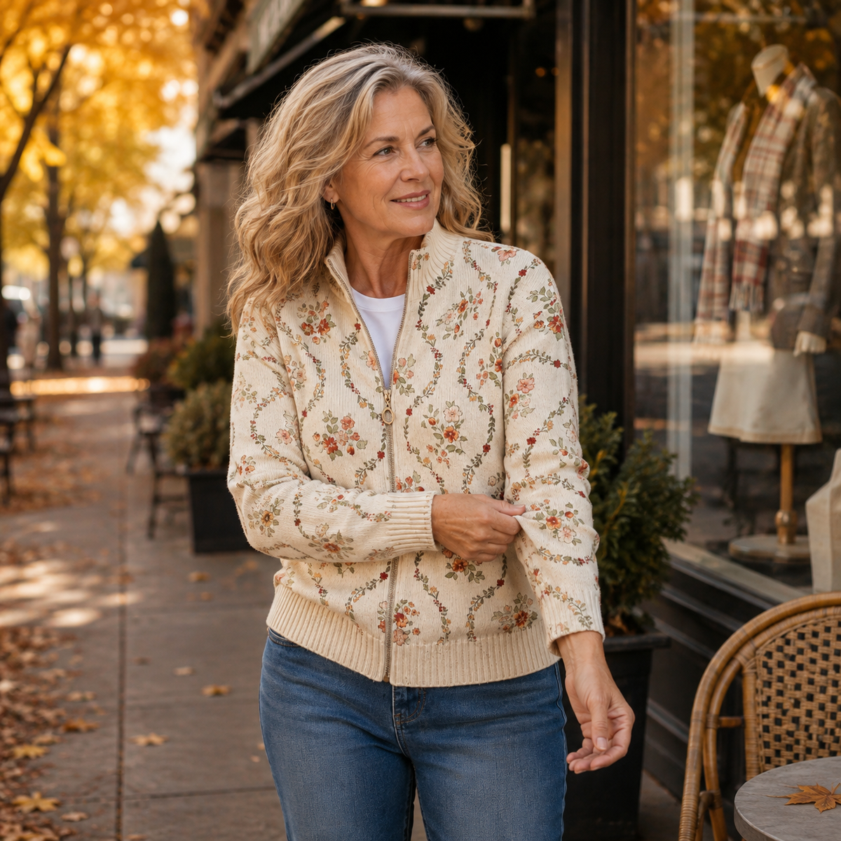 Persephone™ | Rozpinany Sweter na Zamek