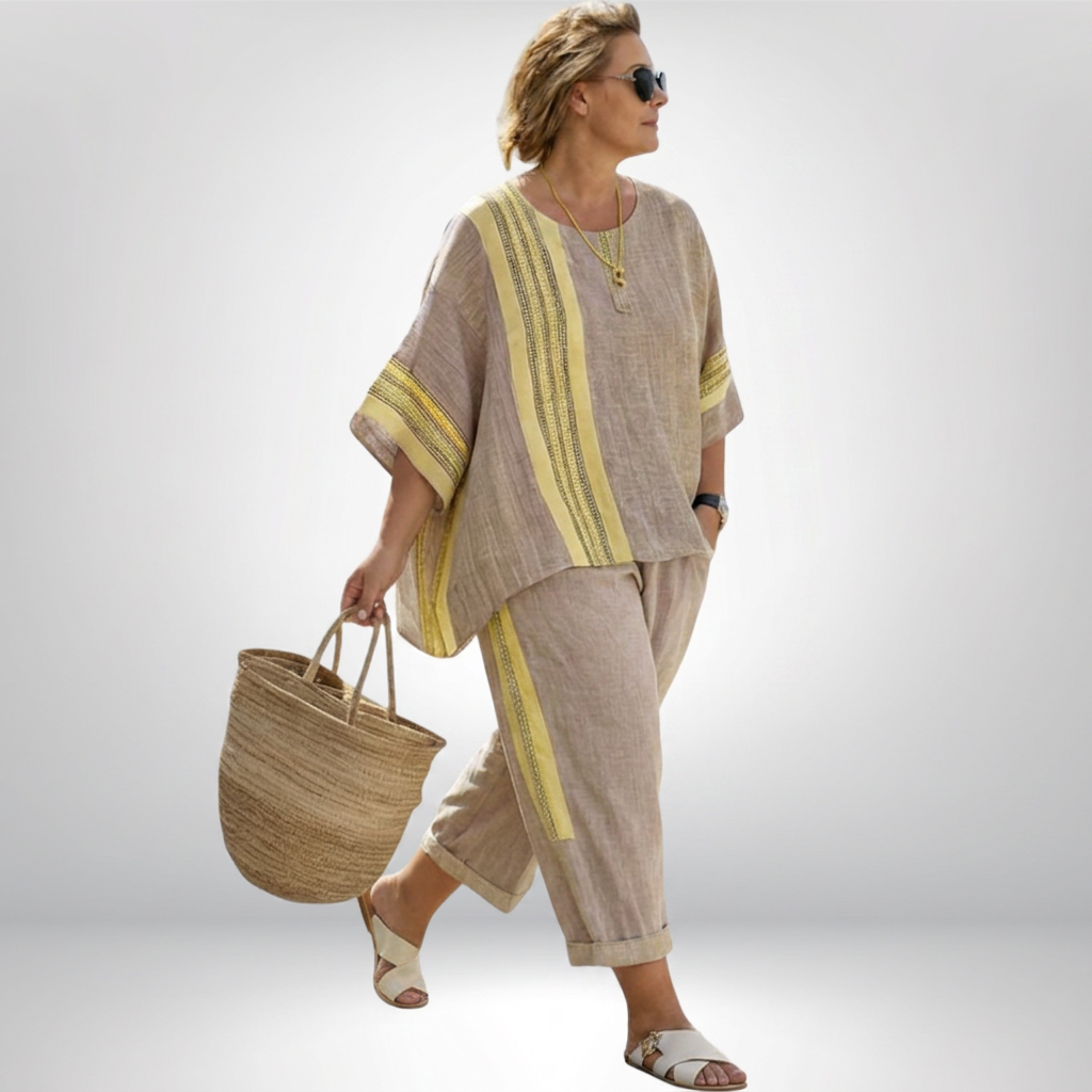 Daisy™ | Komplet w Paski Boho