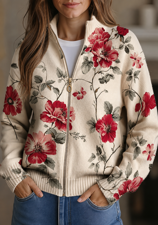 Wilhelmine™ | Rozpinany Sweter na Zamek