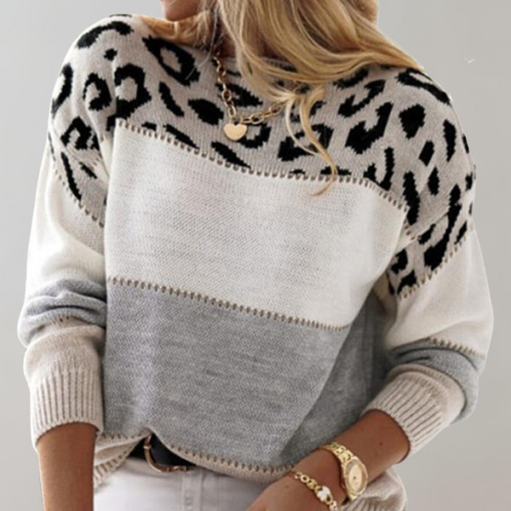 CHEYENNE Trendystijlvolletrui Gray1 675c3b5b 2439 4846 9c00 2364a25c52a3