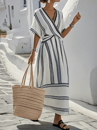 In Grecia™ | Letnia sukienka maxi w paski