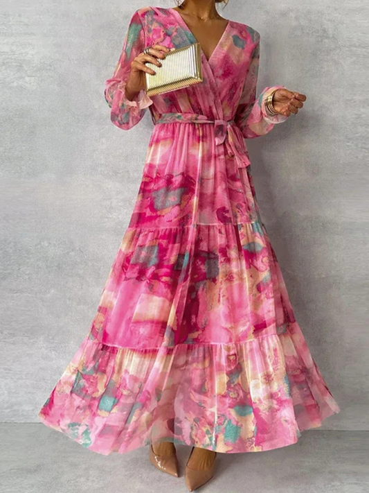 Zofia™ | Elegancka Sukienka w Kwiaty