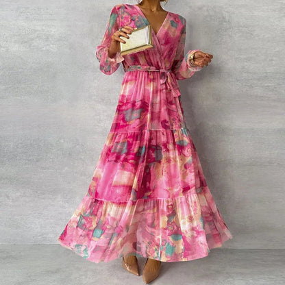 Zofia™ | Elegancka Sukienka w Kwiaty
