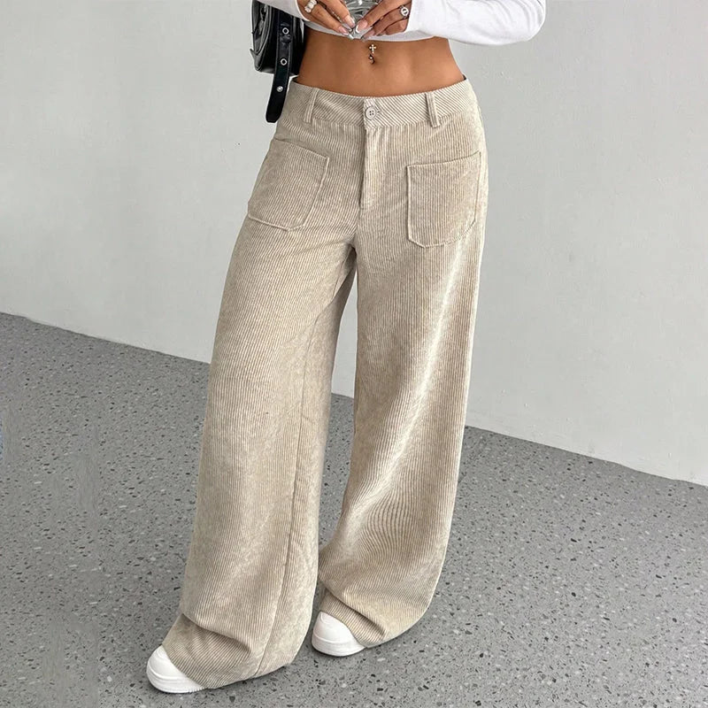 👖 Spodnie Julia™ – damskie spodnie z wysokim stanem i szerokimi nogawkami