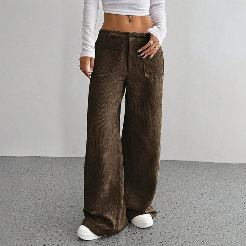 👖 Spodnie Julia™ – damskie spodnie z wysokim stanem i szerokimi nogawkami