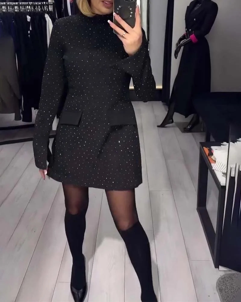 Agnieszka™ Elegancka błyszcząca sukienka w cekiny 💫