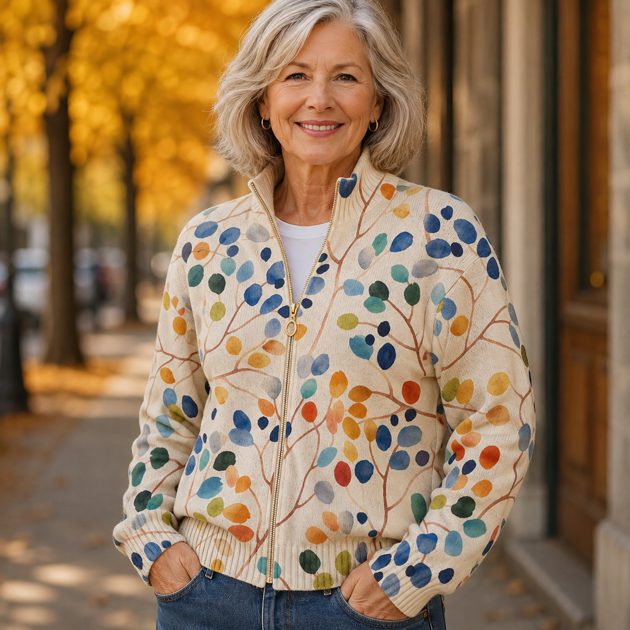 Imogene™ | Rozpinany Sweter na Zamek