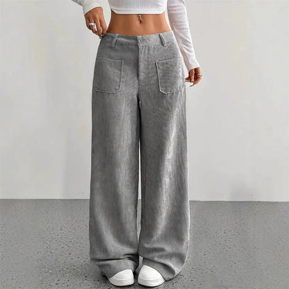 👖 Spodnie Julia™ – damskie spodnie z wysokim stanem i szerokimi nogawkami