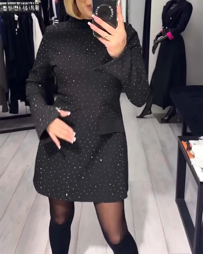Agnieszka™ Elegancka błyszcząca sukienka w cekiny 💫