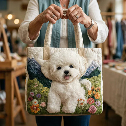 Zaczarowany Piesek | Pikowana Torba Shopperka