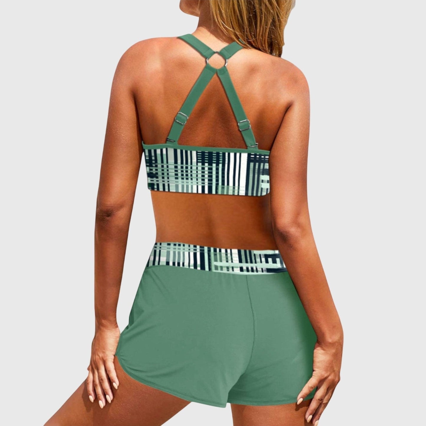 Janka™ | Żebrowane bikini z wysokim stanem