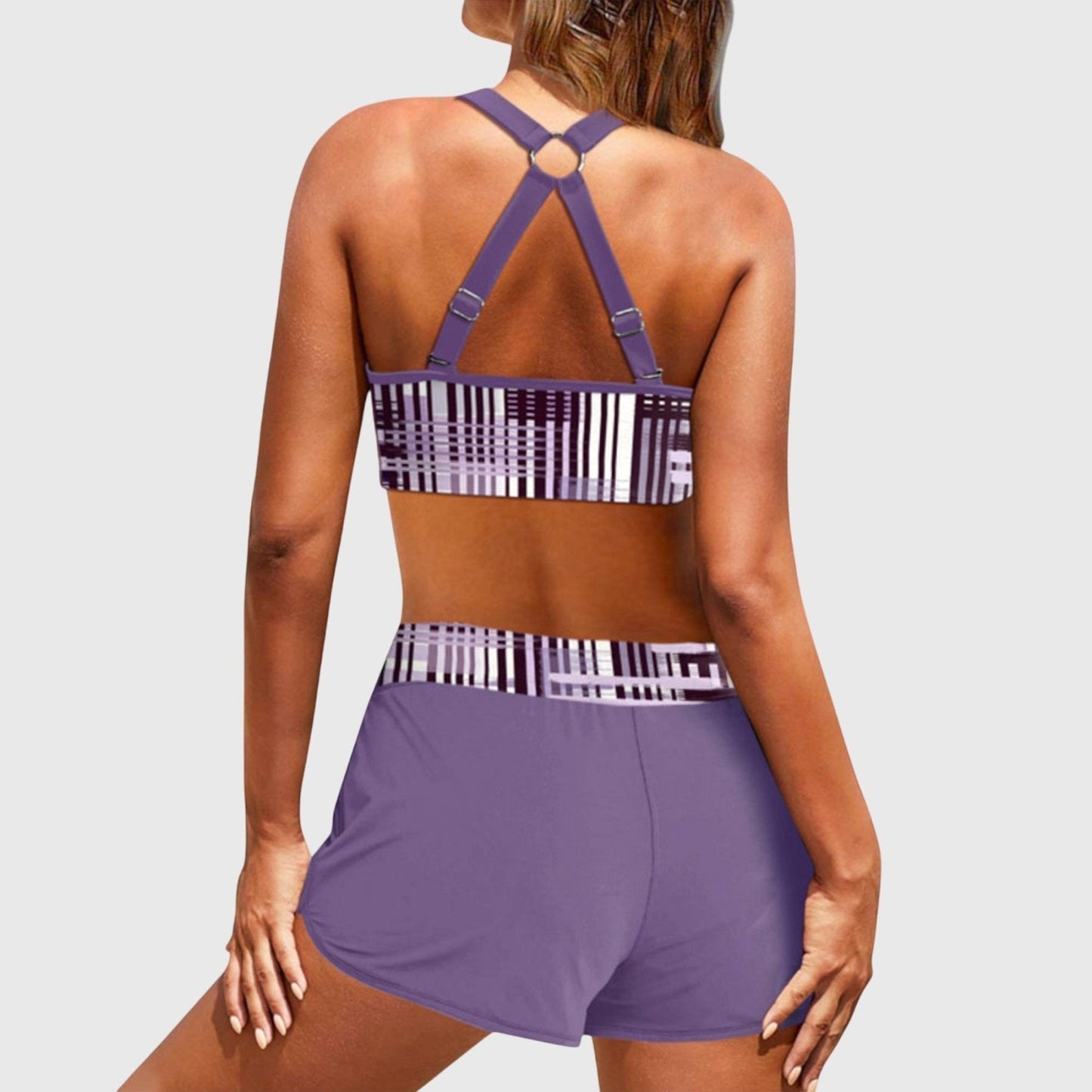Janka™ | Żebrowane bikini z wysokim stanem
