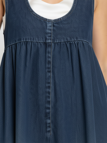 Karen | Jeansowa sukienka maxi Vintage